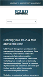 Mobile Screenshot of 5280propertymanagement.com