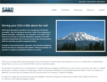 Tablet Screenshot of 5280propertymanagement.com